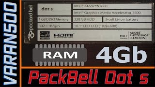 Нетбук Packard Bell dot S, Intel Atom N2600 4Gb ОЗУ/RAM, разборка