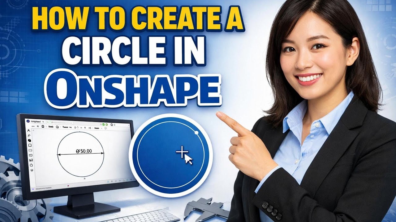 How to CREATE a CIRCLE in Onshape (Step by Step) - YouTube
