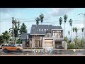 Lumion 12 Exterior walkthrough 4k | bungalow cinematic animation |  walkthrough