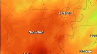 رات سنڌ ۾ برسات ڪٿي وسي globalwarming Sindh weather