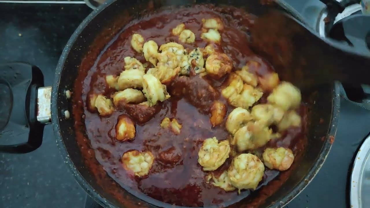 Prawns Ghee Roast ಮಾಡುವ ವಿಧಾನ 😋