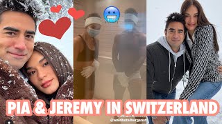 PIA WURTZBACH AT JEREMY JAUNCEY ENJOY SA KANILANG SNOWY STAY SA SWITZERLAND