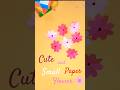 Paper Flower 🌸 #diy #cutepapercraft #viral  #cuteflowers #artandcrafts #shortvideo  #youtubeshorts