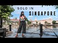 Singapore vlog  indian girl traveling solo in singapore  kritika goel