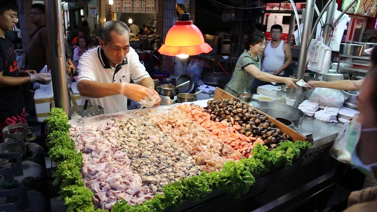 Lio Ho Nachtmarkt in Kaoshiung Taiwan