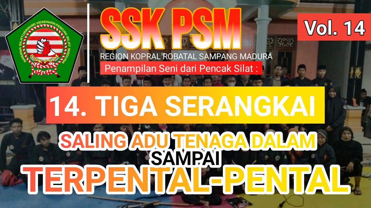 TIGA SERANGKAI PERGURUAN TENAGA DALAM ASAL BANGKALAN MADURA