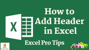How to Add a Header in Excel (Text, Picture, Page Numbers, and More)