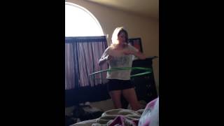 Hula Hoop Girl Working It