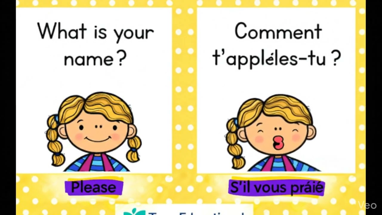 How do you say “What is your name?” in French?¿