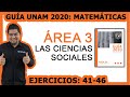 Guía UNAM 2020 Área 3 Matemáticas (41-46) | Video 3 de 7