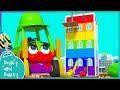 🌈 Paint the Colorful Building! 🚜 | Digley and Dazey | Kids Construction Truck Cartoons