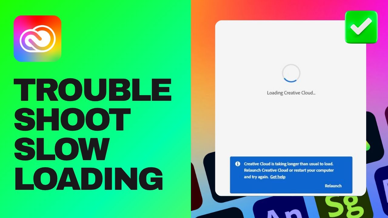 [Easy Guide] Troubleshoot Adobe Creative Cloud Slow Loading - YouTube