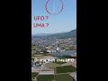 ドローン飛行中UFOに遭遇!?UFOかUMAか?一反木綿型UFOはドローンの限界高度を超え上空に消えていった...。