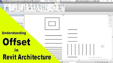 Offset in Revit Architecture | Tutorial for beginners in English | Autodesk Revit - Modify Tool