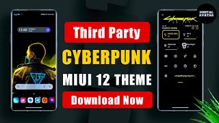 Cyberpunk 2077  MIUI 12 Theme Boot Animation| Cyberpunk miui 12 theme in any redmi poco mobile.