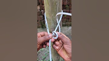 The knot is very simple but very effective.