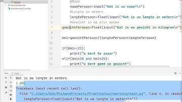 Python proeftoets uitwerking P2