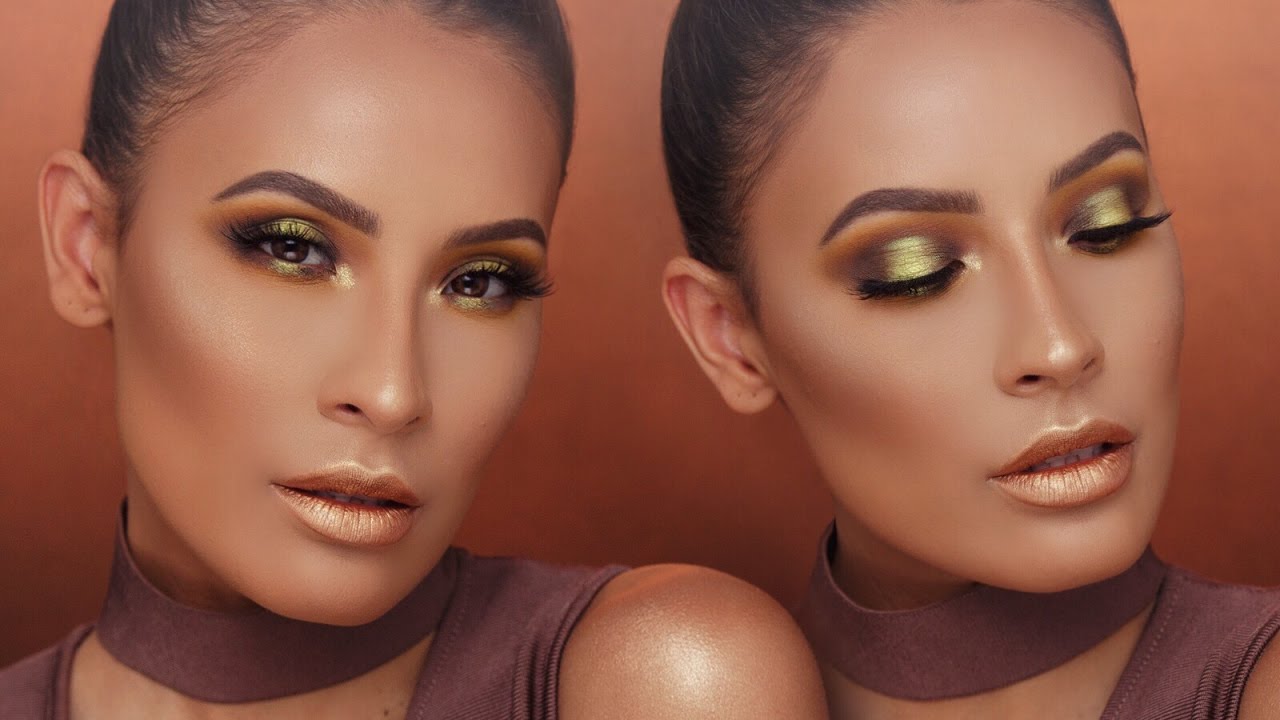 Image result for CHARTREUSE SMOKEY EYE W/ METALLIC LIPS | DESI PERKINS