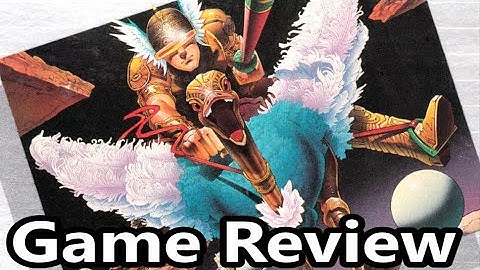 Joust Atari 8 Bit 400 800 XL XE Review - The No Swear Gamer Ep 621