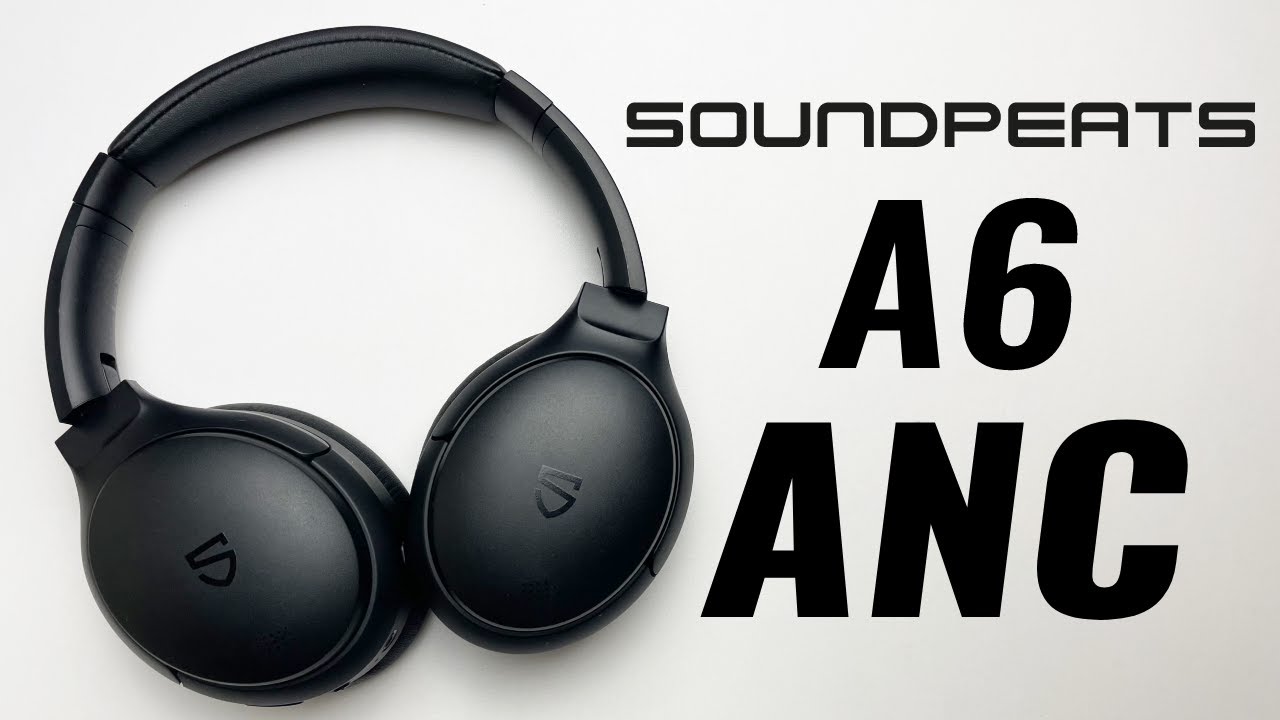 FIRST LOOK! SoundPEATS A6 Noise Cancelling Headphones: vs Sony XM4 vs  TaoTronics SoundSurge 90 