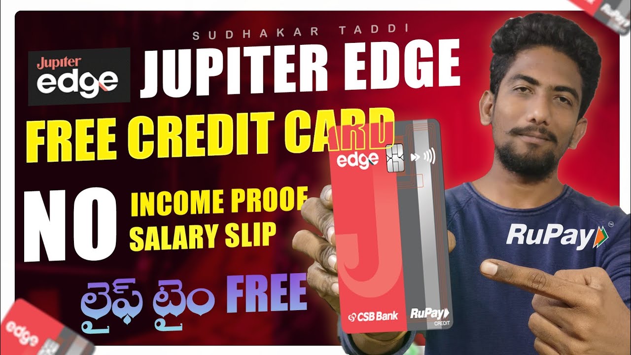 Apply Jupiter Edge Lifetime Free Credit Card Online 2024 || Sudhakar ...