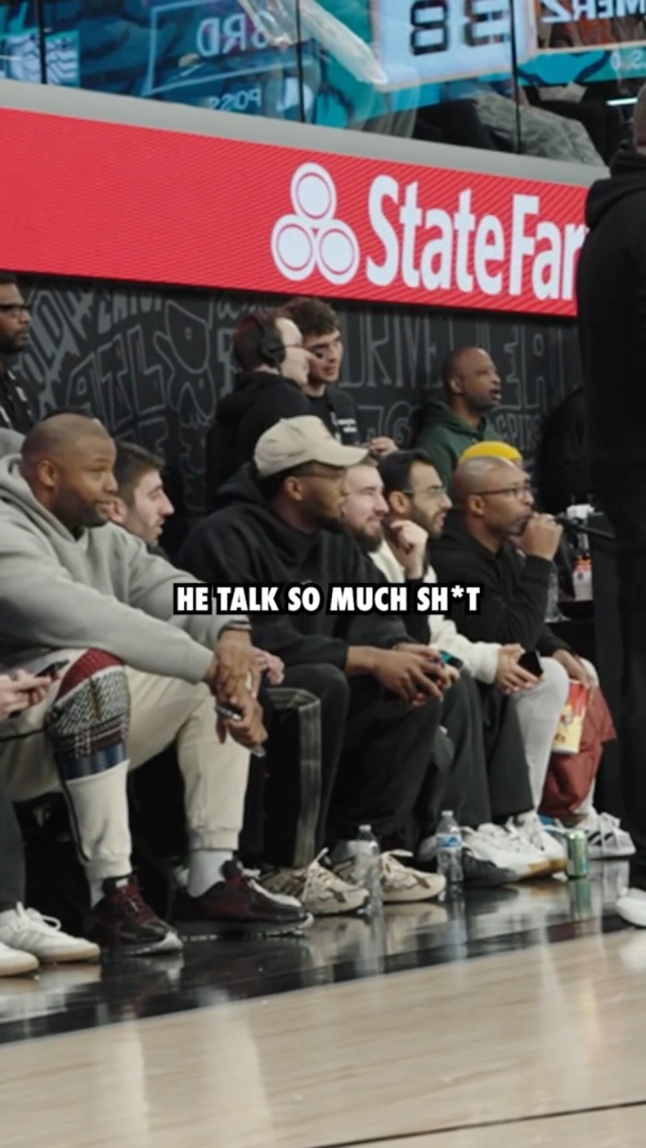 Spida is a big fan of Eli’s game ? #shorts #basketball #overtime #ote