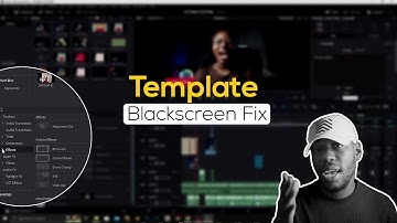 blackscreen template fix in davinci