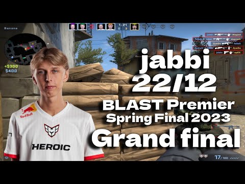 CSGO POV Heroic jabbi (22/12) vs Vitality (INFERNO) @ BLAST Premier Spring Final 2023 Grand final