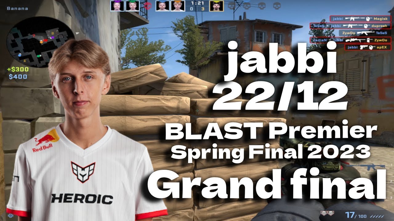 CSGO POV Heroic jabbi (22/12) vs Vitality (INFERNO) @ BLAST Premier Spring Final 2023 Grand final