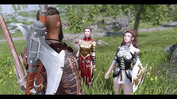 Skyrim Special Edition Battle Axe Run fwd Animations preview