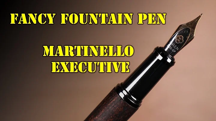 Fountain Pen: Martinello Executive  Metal & Walnut...
