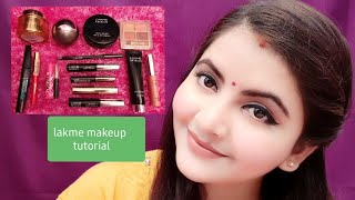 Lakme makeup tutorial for office going & college going girls | one brand makeup for oily skin| RARA