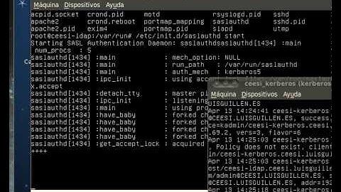KB05 Configuración servicio LDAP con passthrough Kerberos