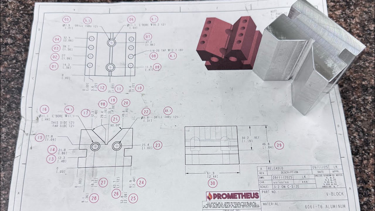 Machining with Kyle - Project 3 (Making V-Block Part - 1) - YouTube