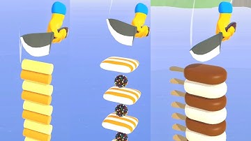 Stack Cut! Very satisfying and relaxing ASMR slicing game