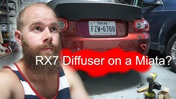 Installing an RX7 Diffuser on an NC Miata - This Was Frustrating!