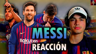 REACCIONO A LA VEZ QUE MESSI JUGÓ SOLO | EL MEJOR DE LA HISTORIA | PRIMERA REACCIÓN DEL CANAL