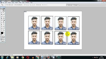 एक मिनिट में पासपोर्ट साइज फोटो बनाने का सबसे आसान तरीका| how to make passport size photo just 1 min