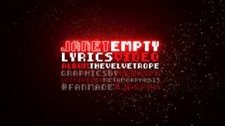 Janet Jackson - Empty (Lyrics Video) [Fanmade]