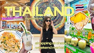 Shopping at Chatuchak Market, museum visit, and trying pad thai at Thipsamai! | Jane Timbengan
