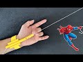 紙でスパイダーマンのウェブシューターを作る方法 折り紙 簡単 紙でスパイダーマンのウェブシューターを作る方法 折り紙 簡単