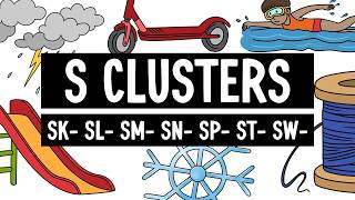 S Clusters Articulation Words for Speech Therapy Practice