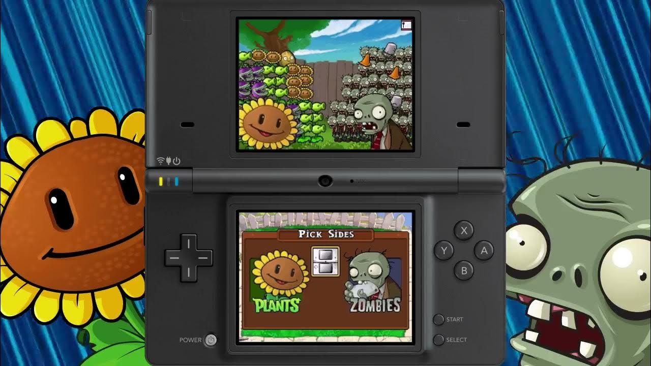 Plant vs zombie nintendo. Nintendo DS растения против зомби. Растения против зомби Нинтендо ДС растения. PVZ на Нинтендо. Нинтендо ДС PVZ.