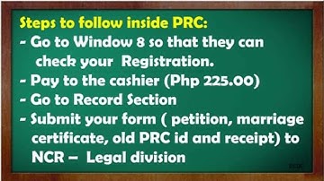 HOW TO CHANGE CIVIL STATUS IN PRC