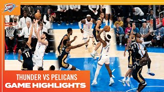 OKC Thunder vs New Orleans Pelicans | Game Highlights | November 1, 2023