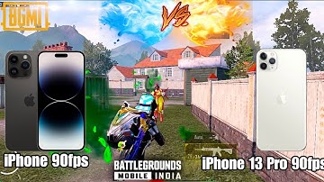 iPhone 14 pro Max vs 📱iPhone 13 pro 90fps!! 1v1 Tdm challenge gameplay 🎮✅