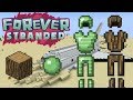 ODUN ZIRH YAPIMI | Minecraft Forever Stranded #4