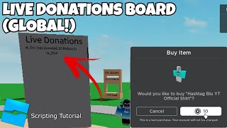 Help on a Donation Board - Scripting Support - Developer Forum