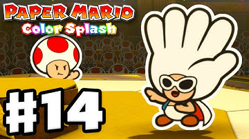 Paper Mario: Color Splash - Gameplay Walkthrough Part 14 - Rock Paper Wizard! (Nintendo Wii U)