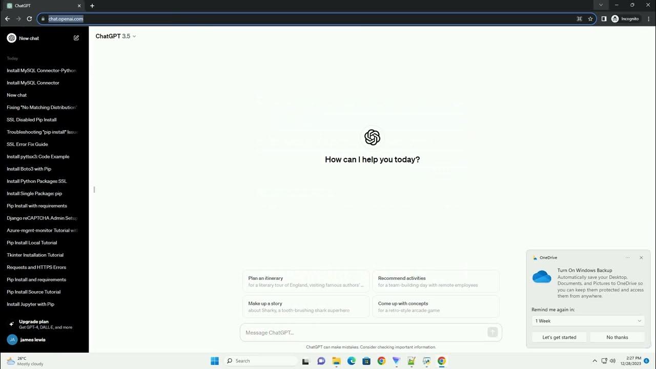 how to install pip install mysql connector python - YouTube